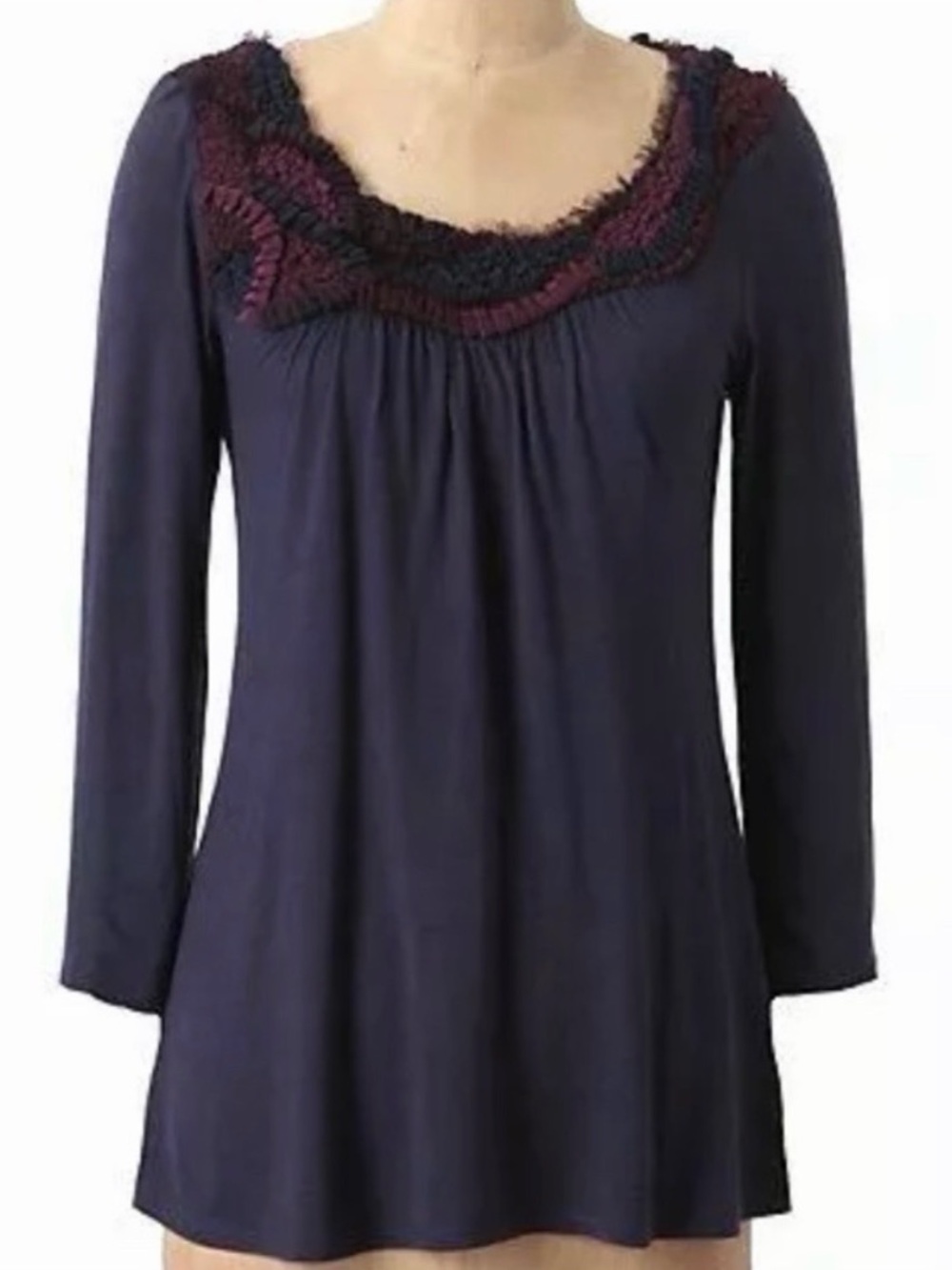 Anthropologie 1.9 One September Women’s Ruffle Collar Top
